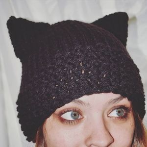 Black Cat Ear Hat